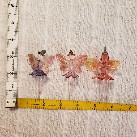 Glass fairy ornaments - Picture 5 of 6